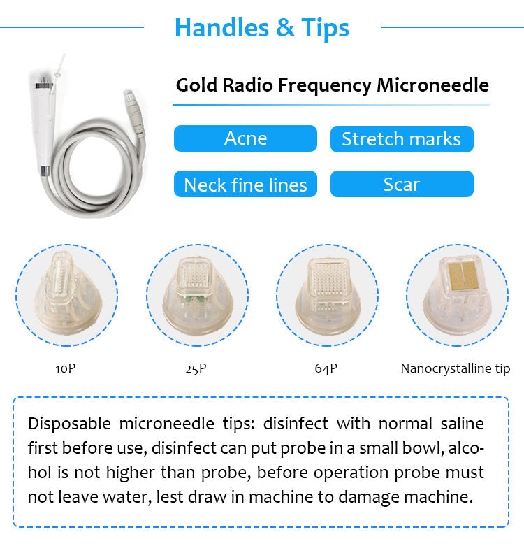 Beauty Disruptor RF Microneedling Machine 3 in 1