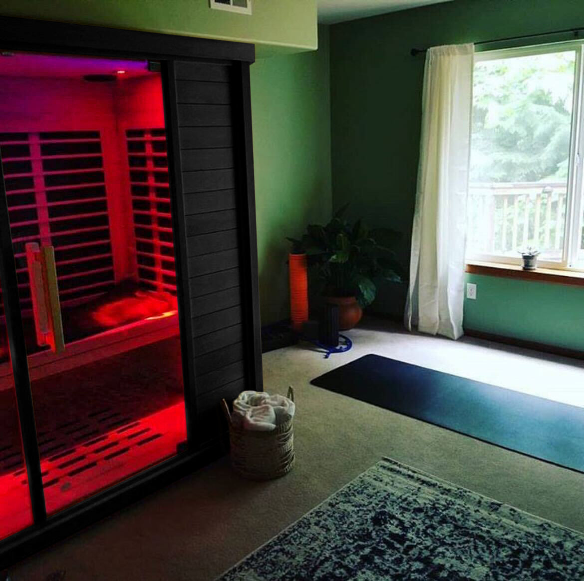 Sun Home Equinox™ 2-Person Full-Spectrum Infrared Sauna